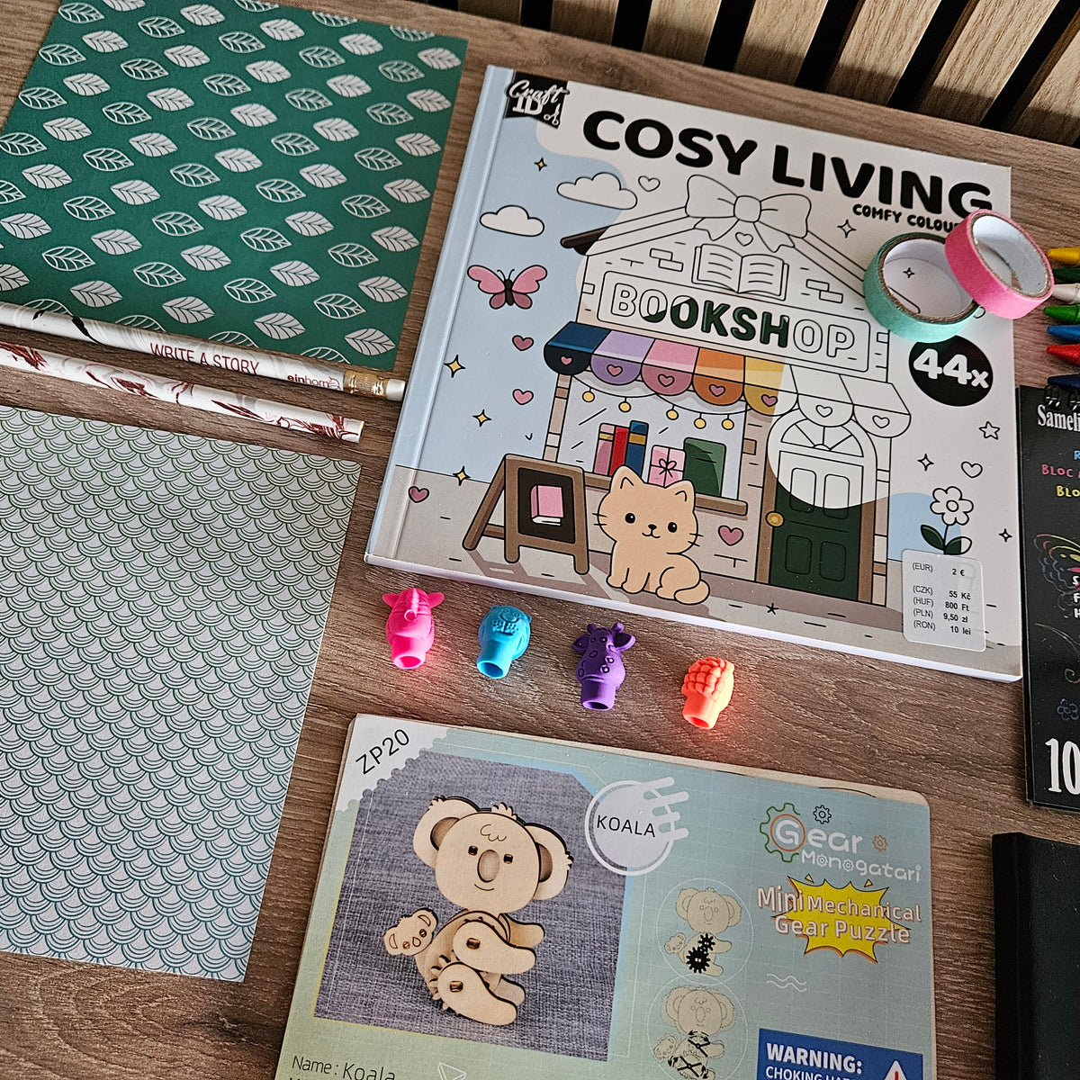 Box coloriages kawaii