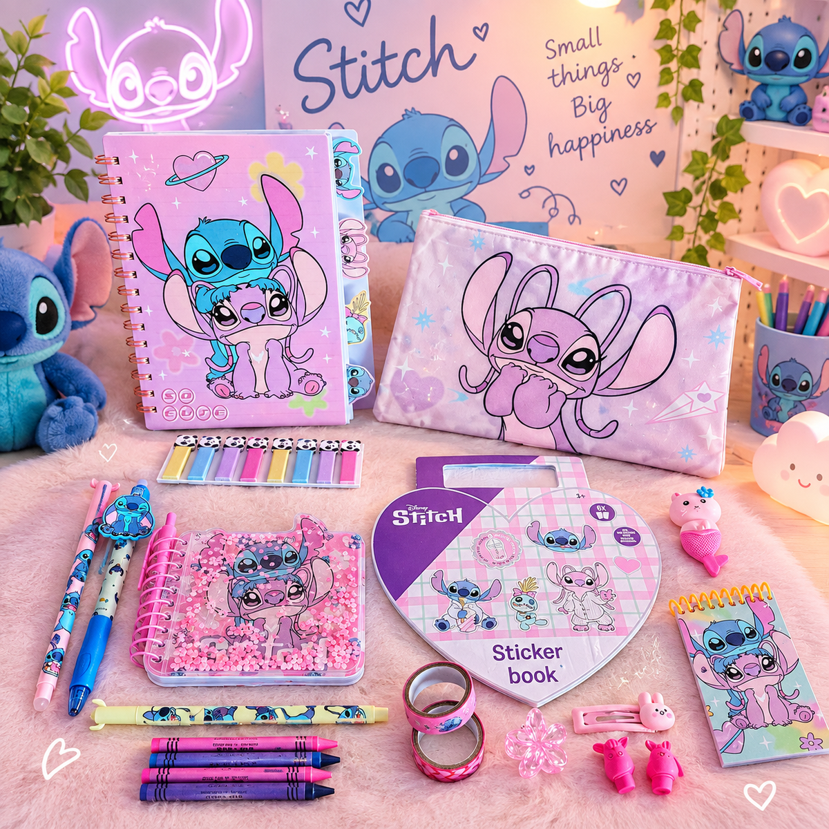 box thème Stitch et Angel