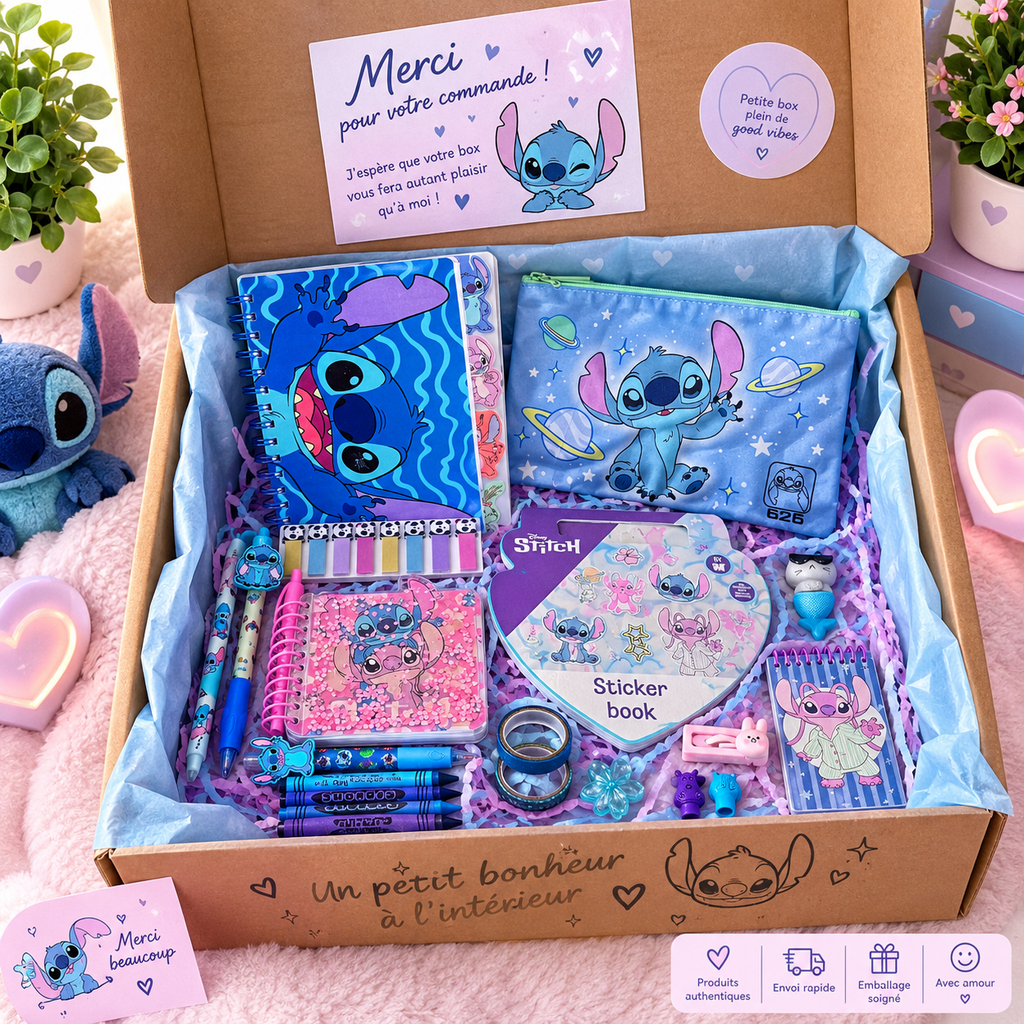 box thème Stitch et Angel